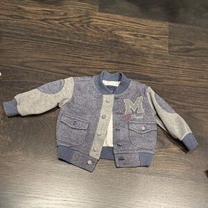Manuell & Frank 9month Kids Blue and Gray Jacket